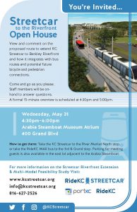 Streetcar to the Riverfront Open House invitation